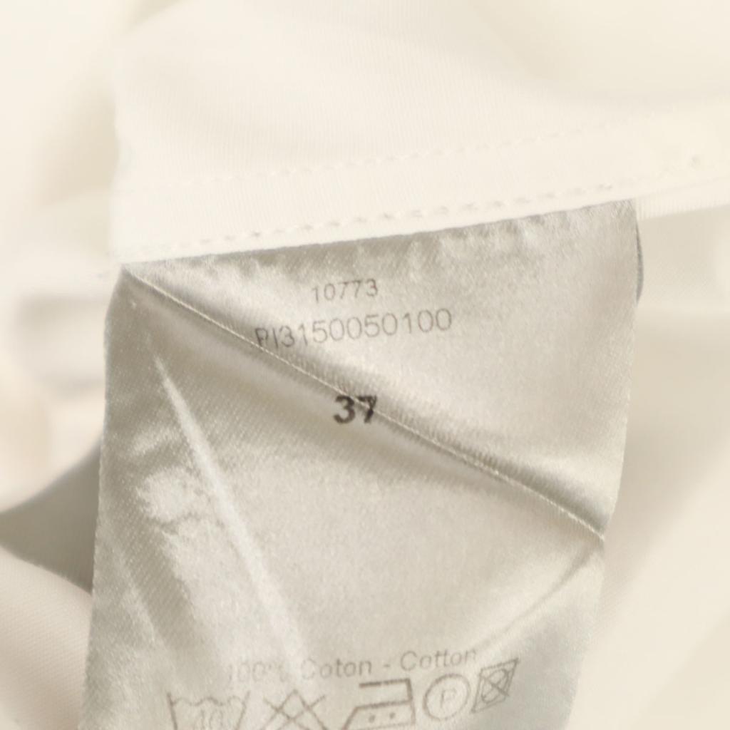 Dior Laget i Italia Langermet Knapped skjorte 37 hvit Herre Brukt