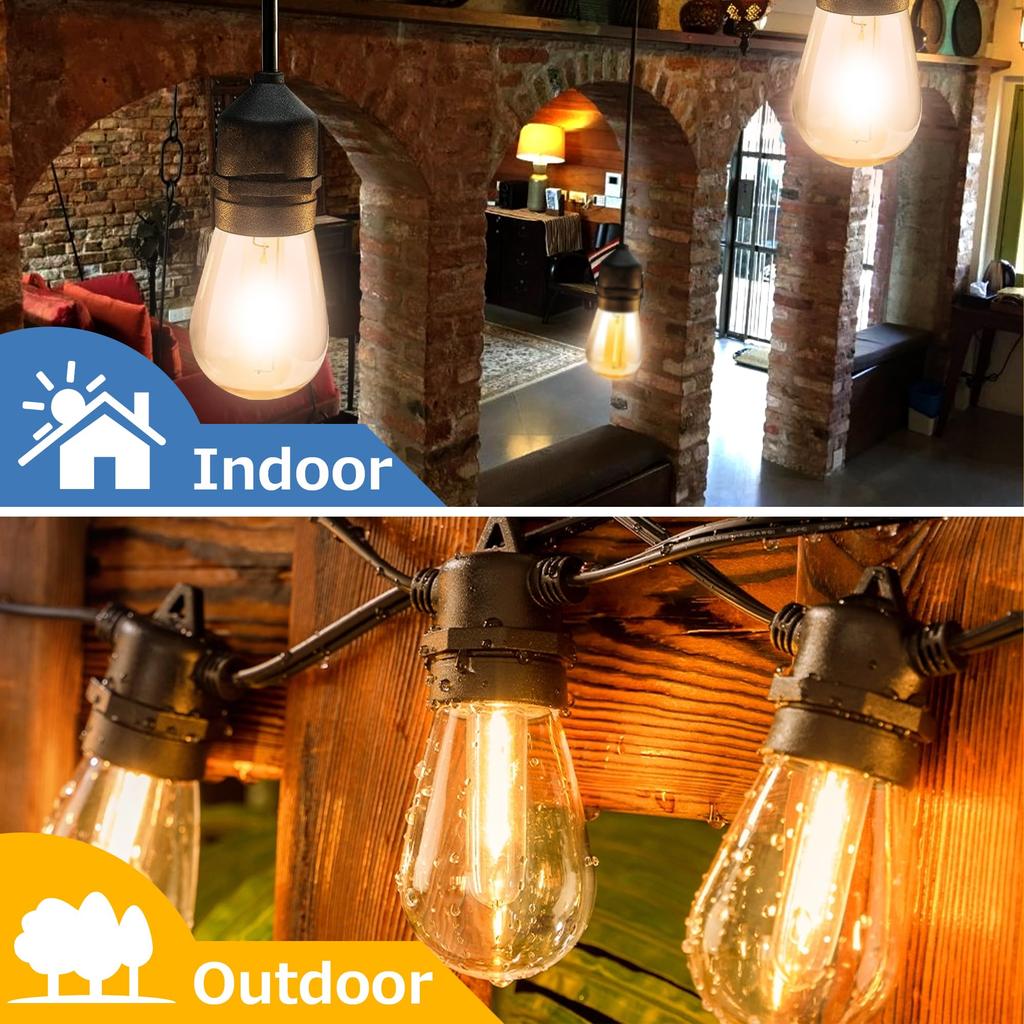 Waterproof String with 16 LED Bulbs Spare Bulb PSE Extension Garden PVC Connectable Up To LED Illumination Decorative Birthday Party Wedding Party