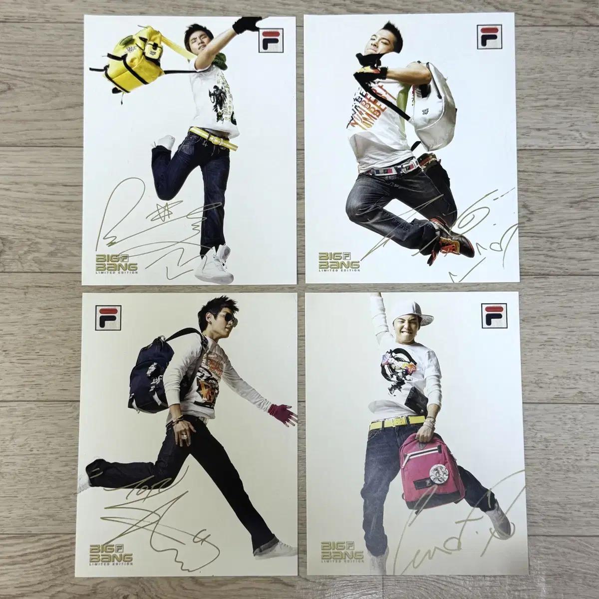 

Big Bang Pillar Autograph Printing Postcard Big Bang Merchandise