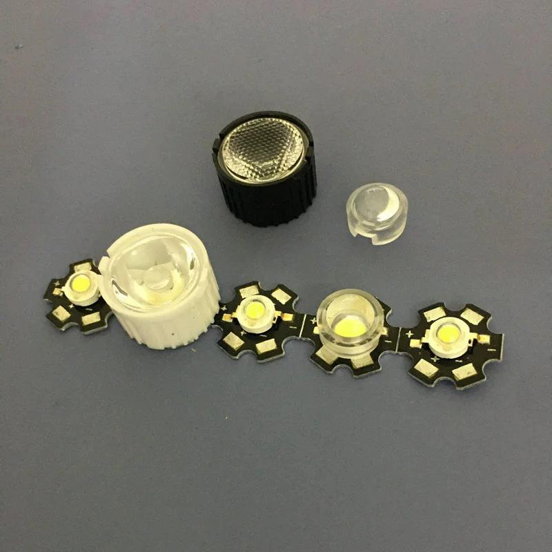 10Pcs 13Mm Led Lens 1W 3W 5W High Power Lights Lense 15 30 45 60 90 100 Degree Pmma Smooth Face For Infrared Monitor Cctv