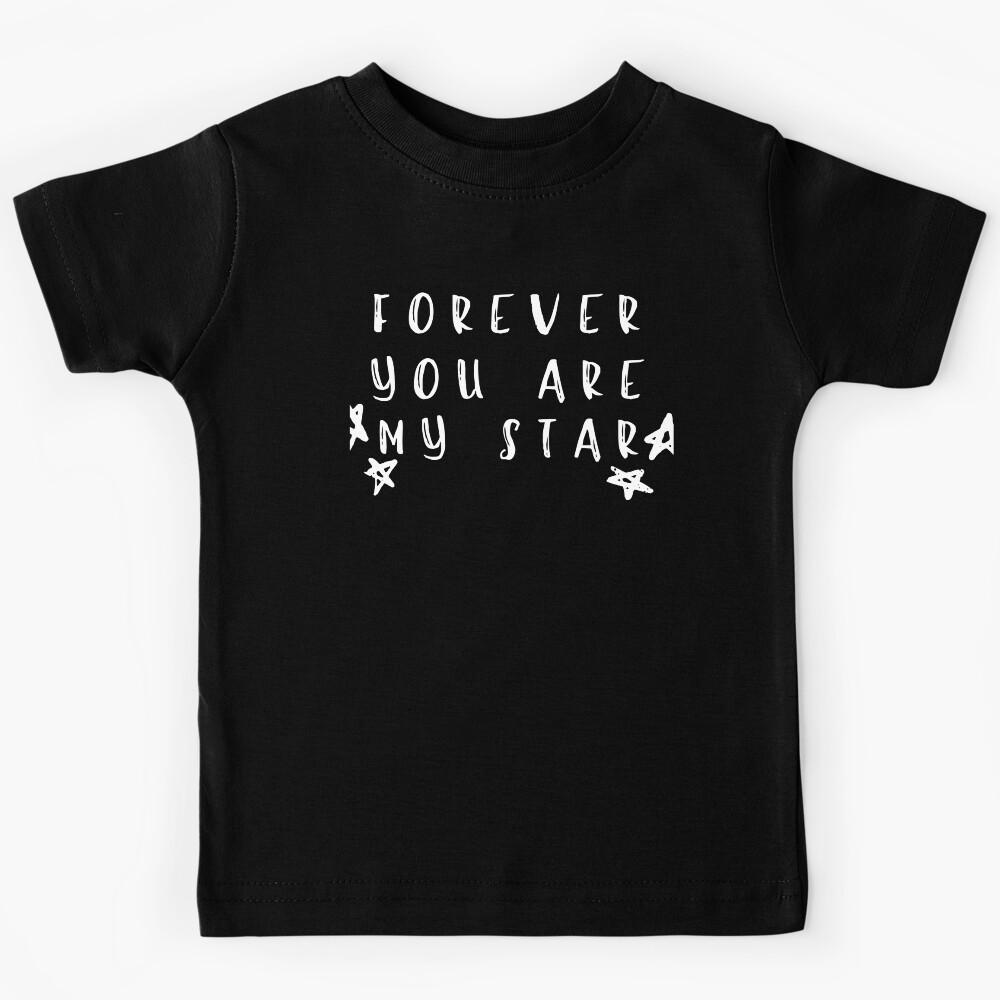 FOREVER YOU ARE MY STAR Ateez Star 1117 Lyrics Cute Kids T-Shirt 110