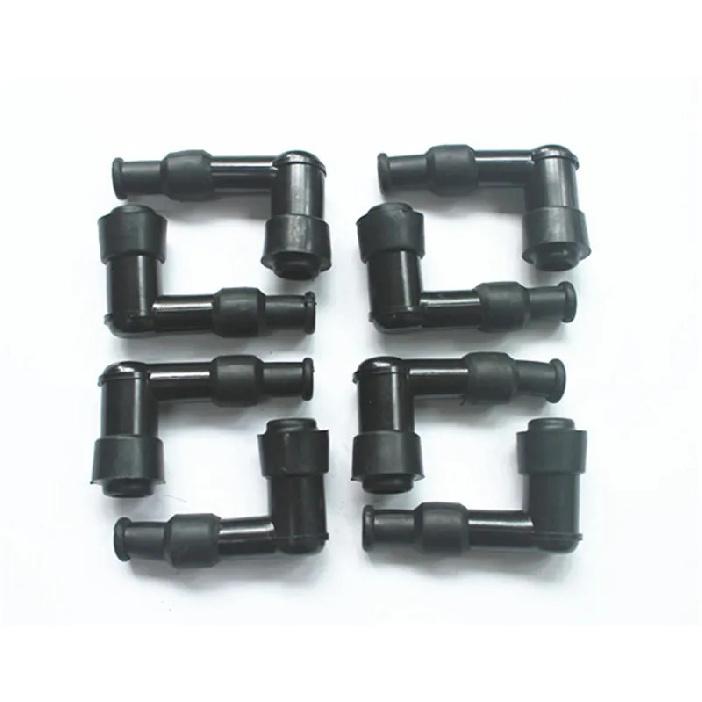 12pcs/lot 90 degree SPARK PLUG CAP Spark Plug Cap 90 degree w/ Rubber Boots Motorcycle for Honda 70 90 110 125 140 150 160CC ATV