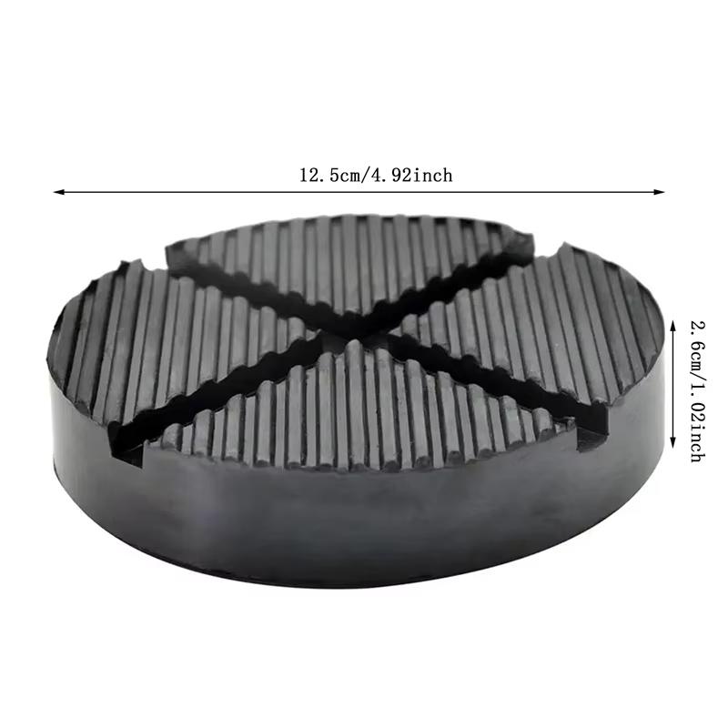 Car Lift Jack Stand Rubber Pads Frame Protector Floor Slotted Slotted Pinch Weld Side Lifting Disk Car Jack Rubber Pad