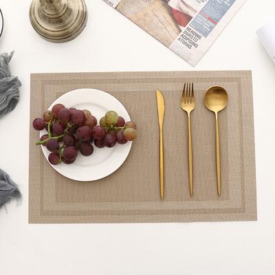 1Pc 45x30cm Rectangular Placemat Simple Heat Insulation Anti-scalding Coaster Home Dinner Table Plate Mat