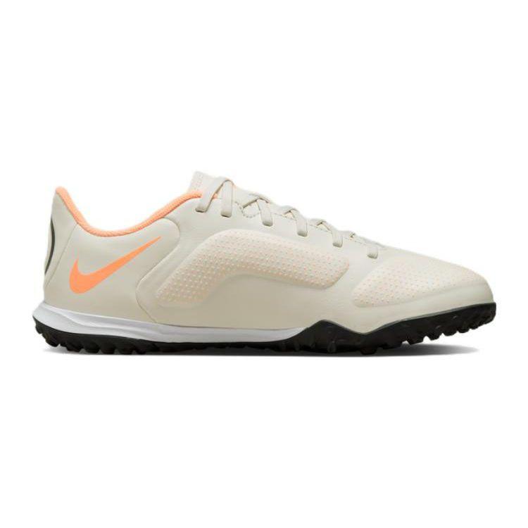 Nike Tiempo Legend 9 Academy TF Round Toe Lace-Up Slip-Resistant Durable Low-Top Soccer Shoes Kids sneaker Gray Yellow DA1328-002