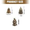 Buddhist Prayer Keychain Bell Accessory Crafted In User Friendly Metal Material Fashionable Key Accessories