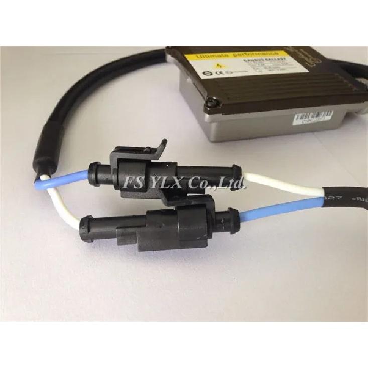 FSYLX 2pcs 100CM 1M HID Xenon Ballast Extension Wire Cable 35W 55W 75W 100W HID extension cable for h1 h3 h4 h7 h8