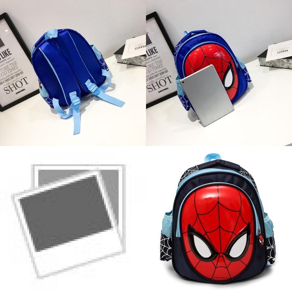 Vibrant Boys' 3d Spiderman Backpack With Adjustable Padded Straps For Comfortable Use
