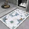 Light luxury diatom mud floor mat, bathroom entry door toilet absorbent bathroom mat, household toilet non-slip floor mat