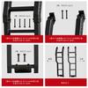 CHIKU Rear Ladder for New Suzuki Jimny Sierra Tail Custom Exterior Black Black Jimny, JB64/JB74, Ladder, Cross-Country Ladder, Parts, (Two-Step