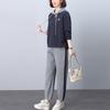 Women's Petite Fashion Tracksuit - Spring 2025 Little Fragrance Style Two-Piece Set