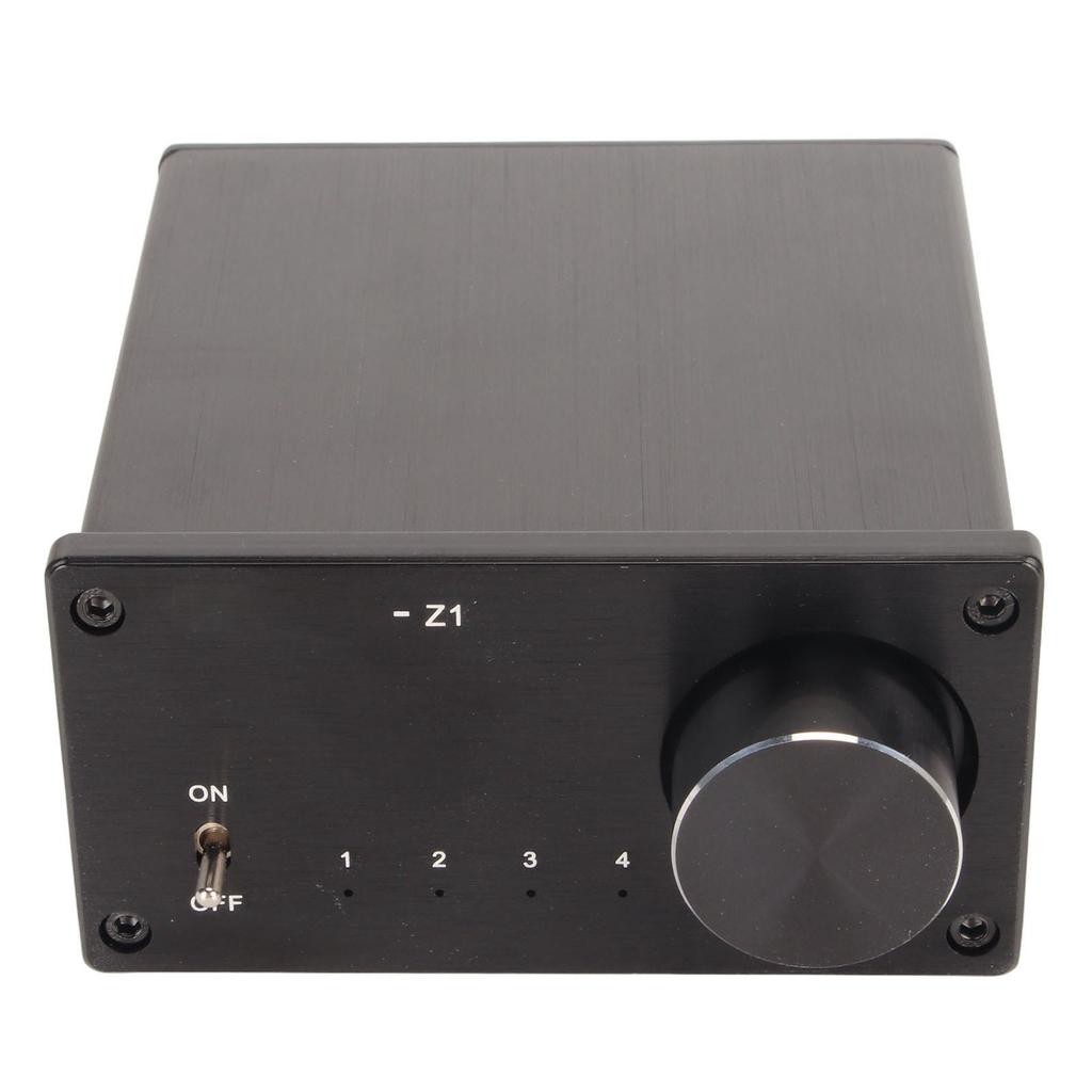 Conmutador RCA 4 entradas 1 salida HiFi Transmisión de señal sin pérdidas Conmutador de sonido estéreo RCA de doble canal