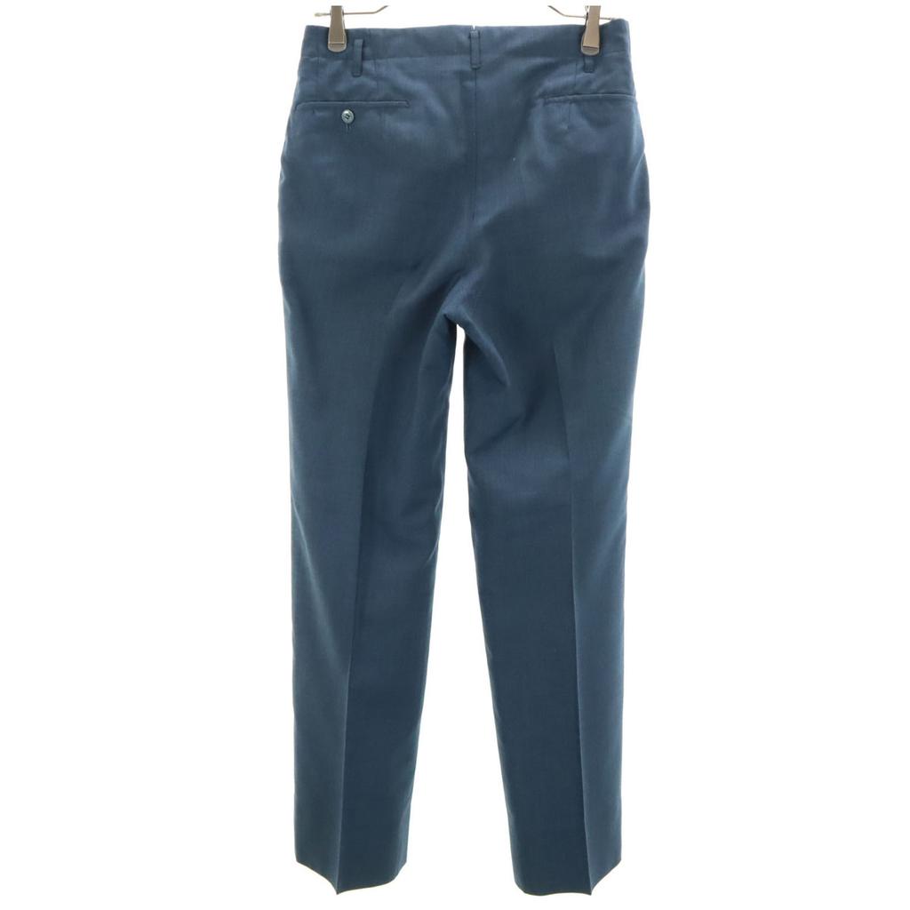 VINTAGE 60s 70s Vintage Talon Zip Slacks pants blue Men's Used