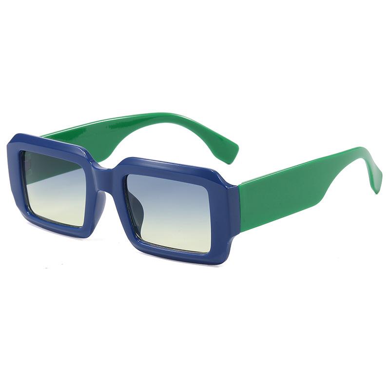 Sunglasses Men's and Women's Retro Rectangular Frame Classic Decorative Travel Beach Vacation Daily Wear Glasses