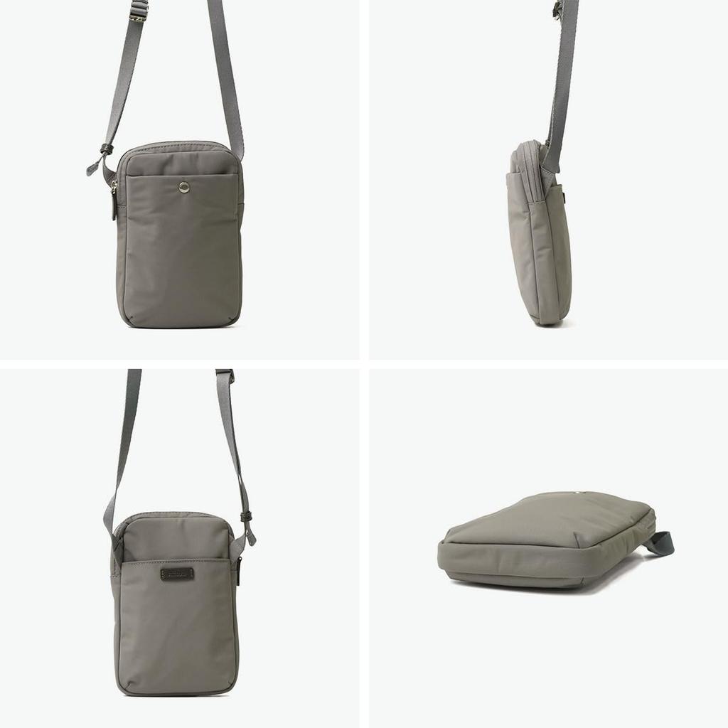 Shoulder Bag 6W06 Smartphone Shoulder Bag 1L Travel Casual Walking 19131 Black [Mackintosh Philosophy]