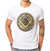 Masonic G Square  Compasses Badge Freemason TShirt 100 Cotton ONeck Summer Short Sleeve Casual Mens Tshirt Size S3XL