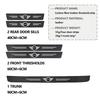 Tira Protectora Anticolisión para Umbral de Puerta de Coche Pegatina de Fibra de Carbono para MINI R52 R53 R56 R57 R58 R60 CLUBMAN COUNTRYMAN Emblema njbwy33