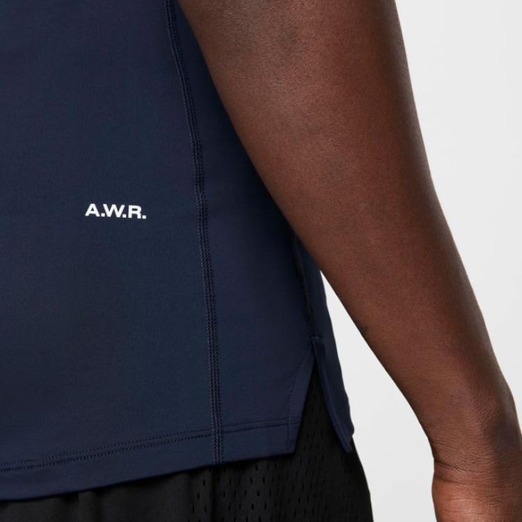 Nike X Nocta Dri-Fit Logo Fashion Crew Neck Raglan Short Sleeve T-Shirt Men Tops Navy-Blue DM1710-419