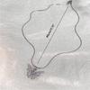 Butterfly Necklace Korean Style Butterflies Snake Bone Chain Statement Jewelry