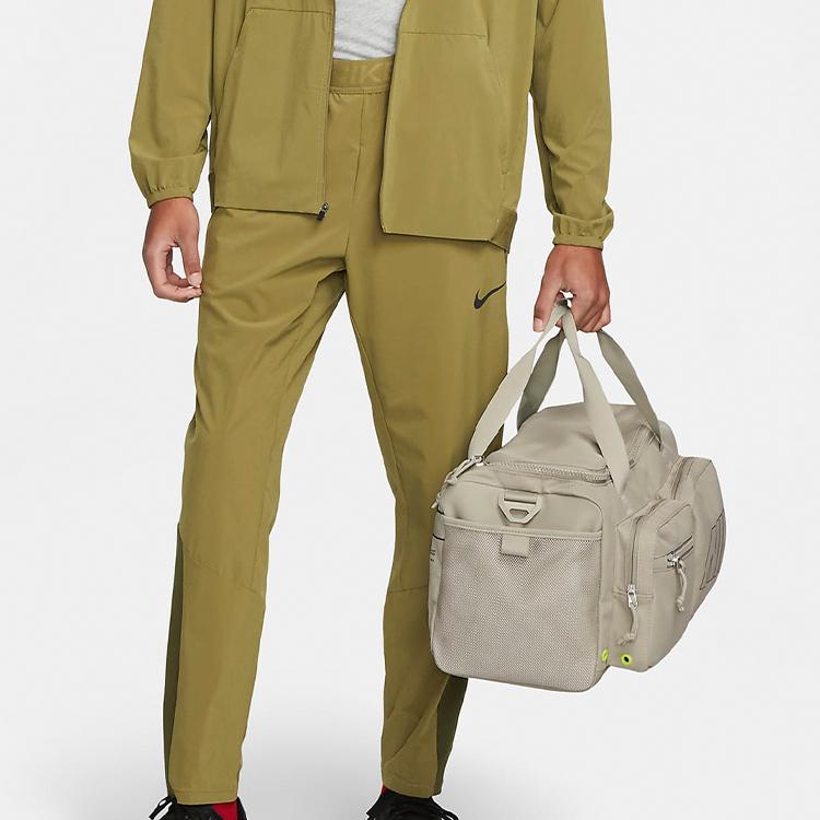 New Nike Fabric Luggage Bag Training Bag Camping Bag Handbags Gym Bags Unisex Light Beige DO6612-230