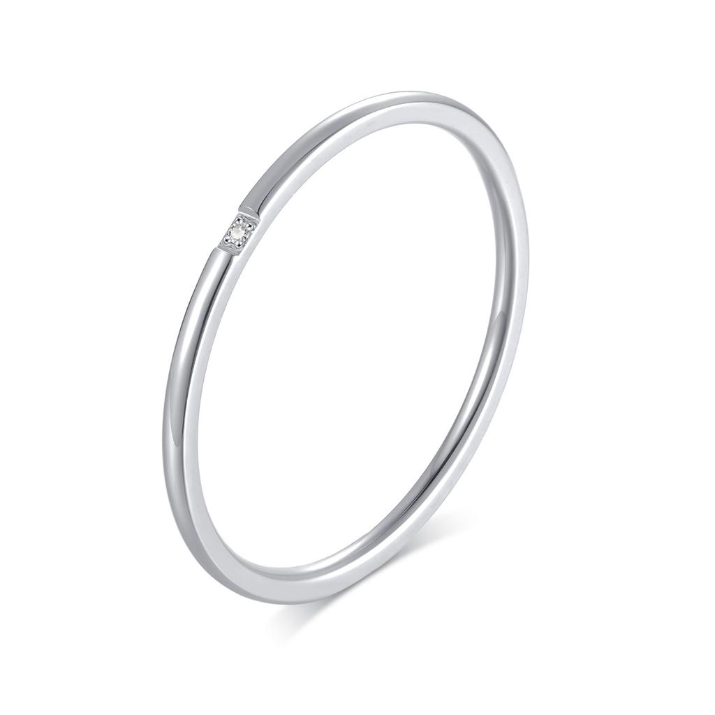 Chic Twisted Rope Slim Ring for Women, Stainless Steel Metal Wedding Rings Finger Band, New Elegant Simple Vintage Party Jewelry