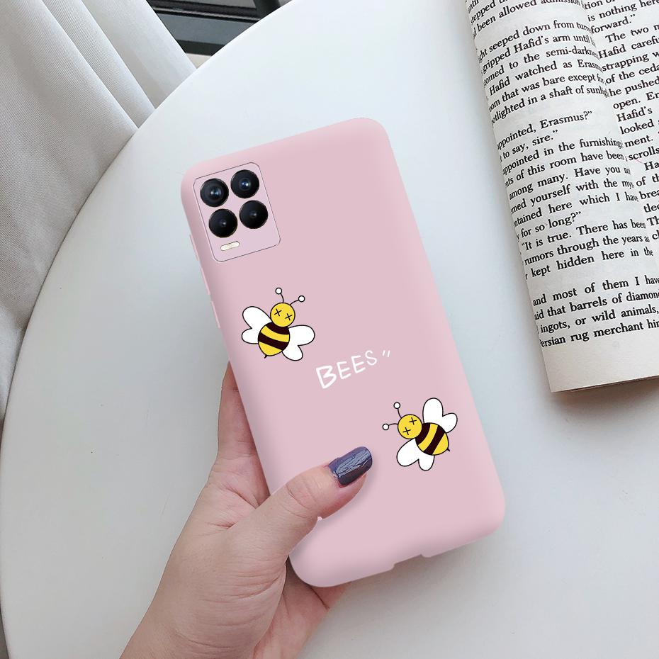 For Oppo Realme 8 Pro Case Cute Painted TPU Silicone Shockproof Soft Back Phone Cover for Realme 8 Pro Global Version 6.4" Case