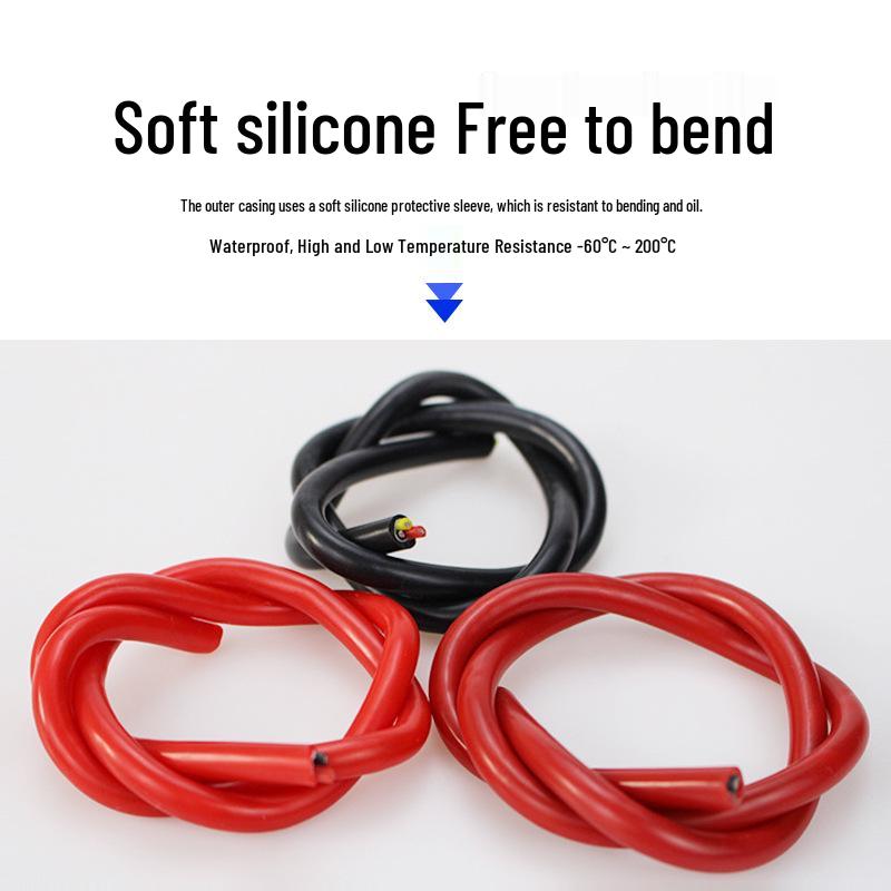 Ultra-Soft Silicone High-Temperature Resistant Power Cable: 2-Core/3-Core/4-Core Antifreeze Sheathed Wire.