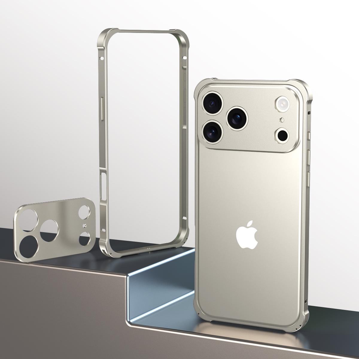 

Металлический бампер из алюминиевого сплава для iPhone 17 Pro Max Air с комплектами металлических протекторов для объектива камеры iPhone Air