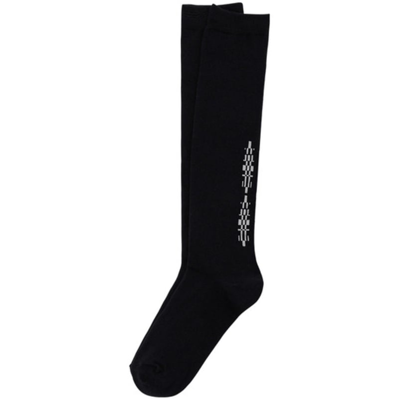 WELLBEING EXPRESS Tattoo Cotton Knee Socks Black