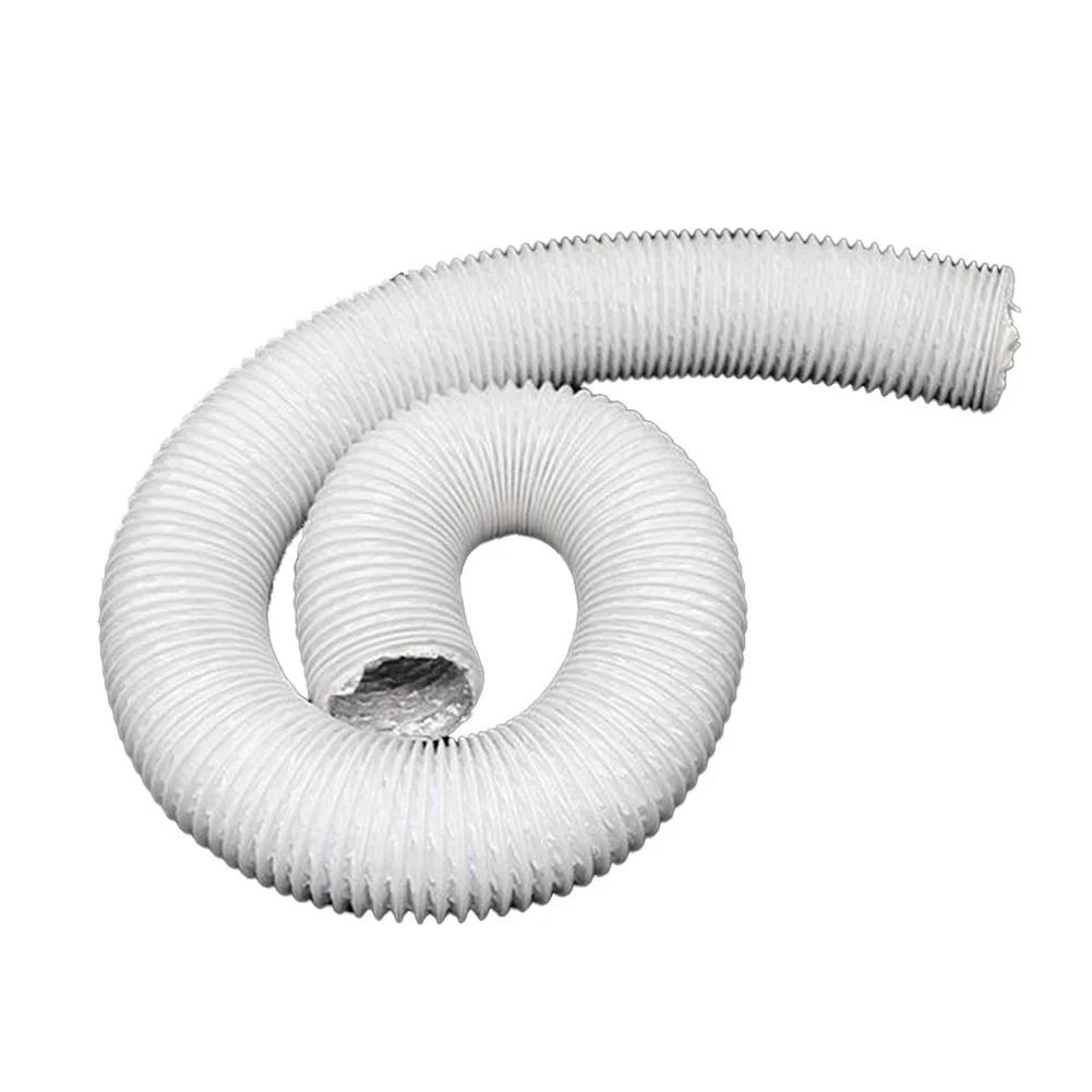 1pc Flexible Exhaust Hose Ø100mm Aluminum Vent Pipe Exhaust Hose With 6m Length Air Ducts Ventilator Pipe For Bathroom Kitchen