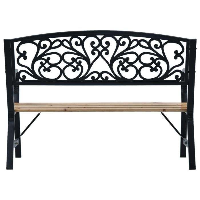 VidaXL Banc de Jardin Banc de Jardin Banc de Terrasse Banc d'Extérieur Banc de Parc Banc de Patio Durable Meuble d'Extérieur 47940