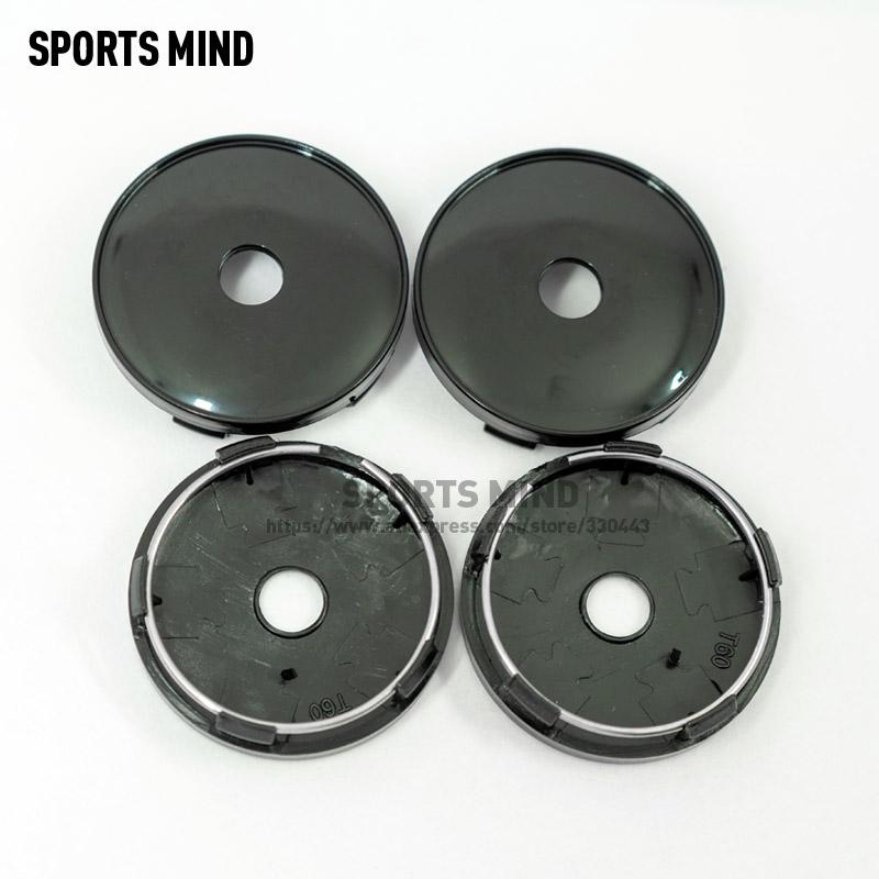 

20PCS/lot 60MM No LOGO ABS Car Auto Car Wheel Center Hub Cap Wheel Dust-proof covers wheel Badge covers Auto accessories чорний