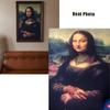 Olejomalba Legrační umělecký plakát Tetovaná Mona Lisa Obrazy na plátně Bad Girl Nástěnné obrazy Da Vinci Slavné obrazy Home Decor