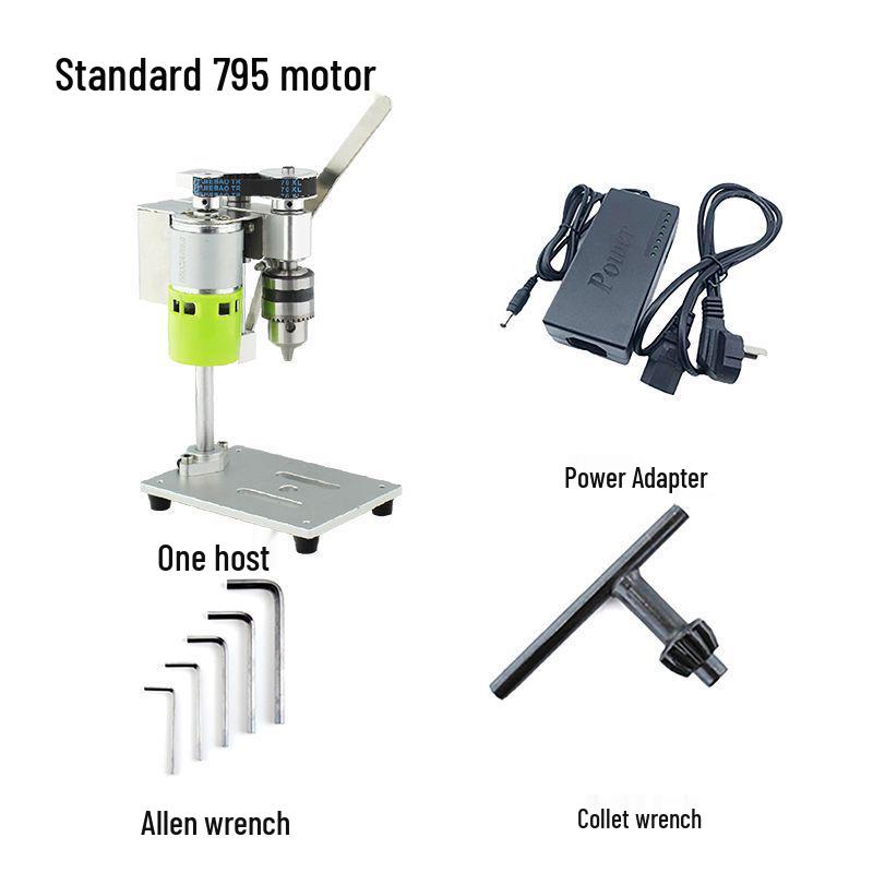 

Compact Mini Desktop Variable Speed Electric Drill for Precision Drilling