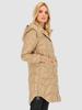 WOMEN' QUILTED JACKET WITH SIDE SPLIT
