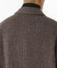 Musinsa Standard Hairy Alpaca Blend Oversized Balmacaan Coat [Brown]