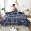 2025 Summer Thin Blanket Printing Bed Quilt Summer Cool Quilt Double Blankets Comforters Skin-friendly Cotton Thin Quilt Soft Bedding Home Textile