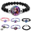 Anime Demon Slayer Adjustable Beaded Bracelet for Girls Cute Cartoon Jewelry Gift for Christmas Birthday