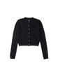 WITHOUT SUMMER Spring Soft Cardigan Set_Black