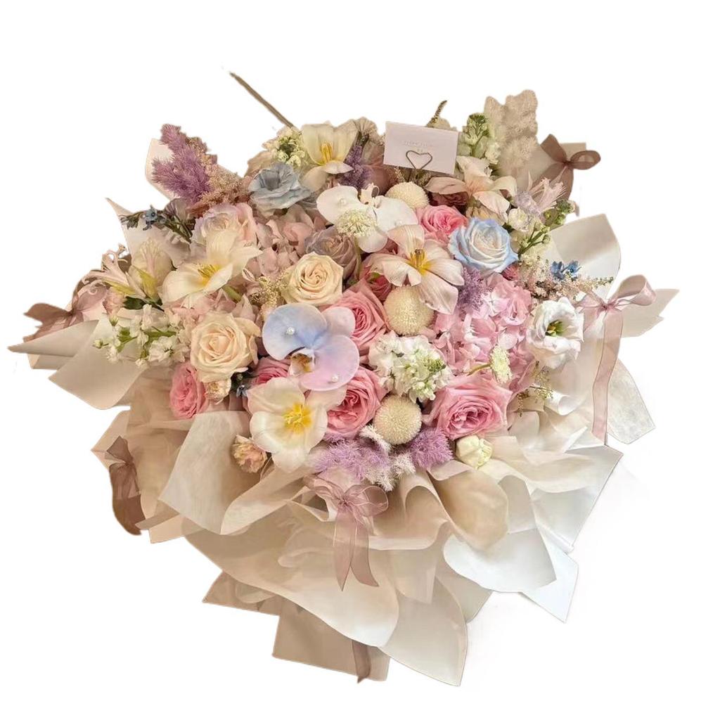 Eternal Roses: Gentle Mixed Soap Flower Bouquet - Perfect Gift for Girlfriend or Best Friend