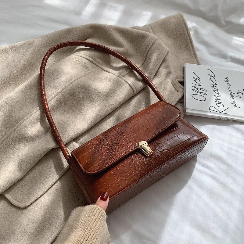 Stylish Versatile Crossbody Bag In Chic Black Brown Red And Tan Colors For Everyday Use