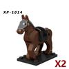 Medieval Soldier Figures Building Block War Horse Jungle Adventure Beast War Wolf Military Waffen Helmet  Armor Sets Blocks Toys