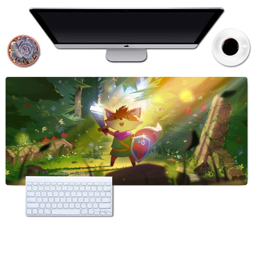 Tunic Game Mousepad Gaming Office Desk Pads Large For Computer NonSlip Lockedge Mouse Pad