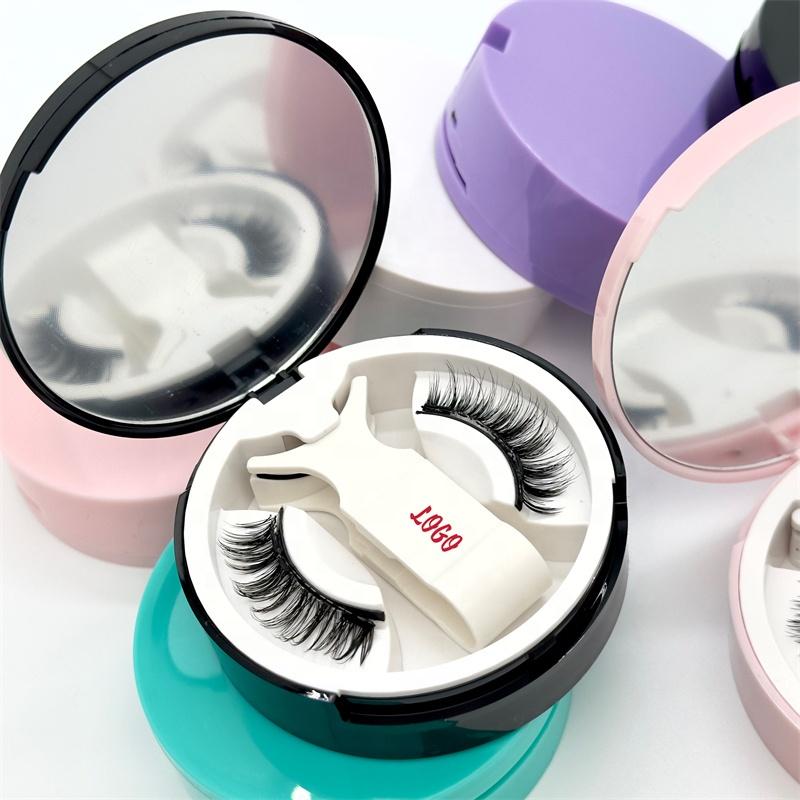 New 3d cat Eye Lashes Dramatic Look Magnetic Eyelashes with Custom Lash Box