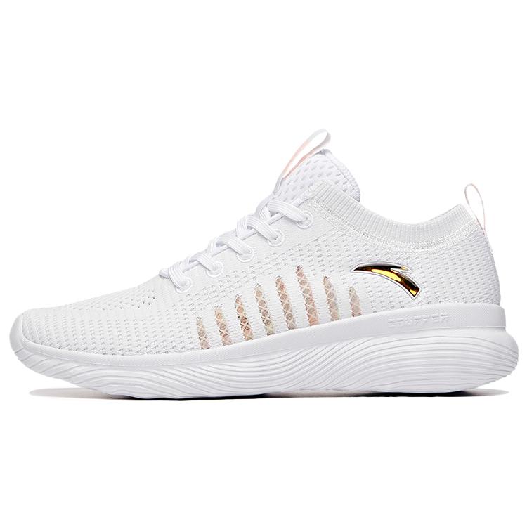 

New ANTA Training Shoes Women s Low top ANTA White/Fluorescent Sunset Orange 122027710-4 39