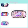 Unicorn Pencil Case Large Capacity Nylon Storage Bag For Students And Office Use