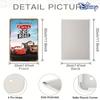 1pc Disney Pixar Cars Movie Lightning McQueen & Mater Vintage Metal Tin Sign Wall Art - 8x12 Inch Rustic Distressed Edges, Durab