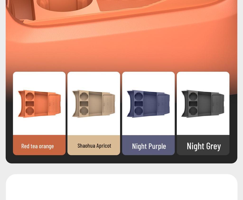 Compatible with 25 Models: Shangjie H5 Lower Center Console Car Interior Storage Box Accessories