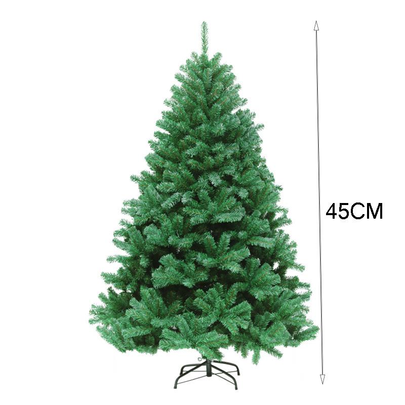 

Рождественские украшения 45см Крипто ПВХ Рождественская елка Украшение отеля Рождественская елка 45CM зелёный