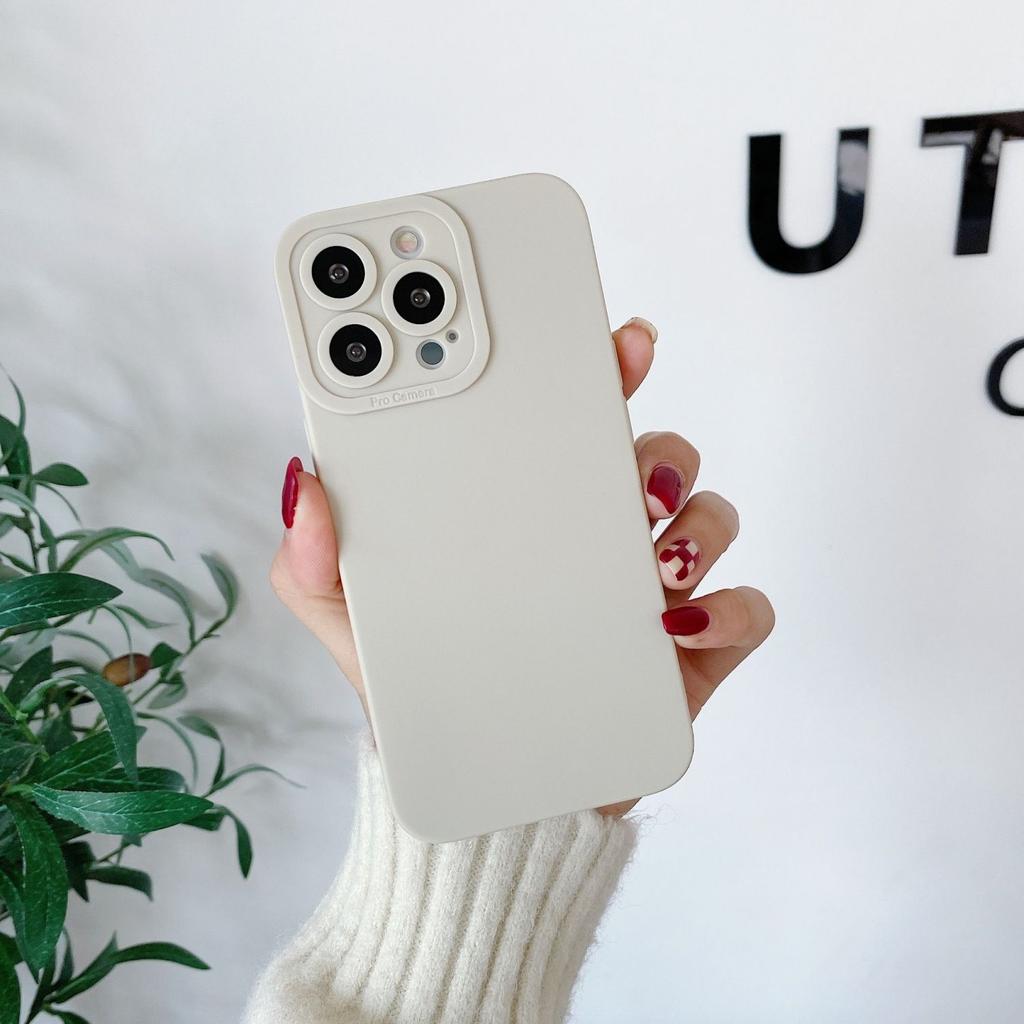 Luxury Black Shockproof Silicone TPU Phone Case For iPhone 16 15 14 13 12 Pro 11 Pro Max X Xs XR 7 8 Plus Protect Lens Cover